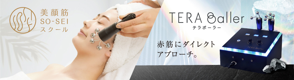 美顔筋SO-SEIスクール／3分顔ぎゅん！テラボーラー